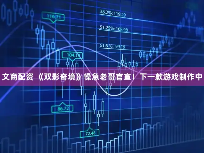 文商配资 《双影奇境》懆急老哥官宣！下一款游戏制作中