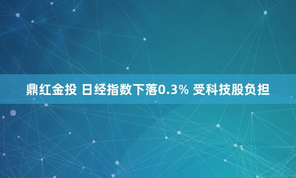 鼎红金投 日经指数下落0.3% 受科技股负担