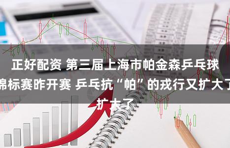 正好配资 第三届上海市帕金森乒乓球锦标赛昨开赛 乒乓抗“帕”的戎行又扩大了