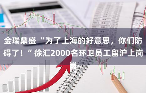 金瑞鼎盛 “为了上海的好意思,你们防碍了!”徐汇2000名环卫员工留沪上岗